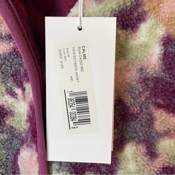 Johnny Was Calme Camo Fleece Jacket - Picture 9 of 9